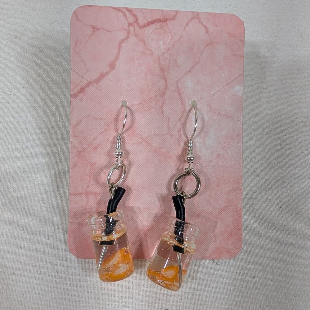 Diced Strawberry Earrings